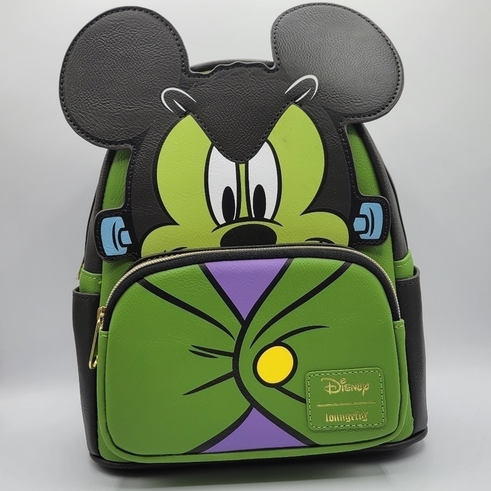 Loungefly Frankenstein Mickey Disney Backpack NWT - image 3
